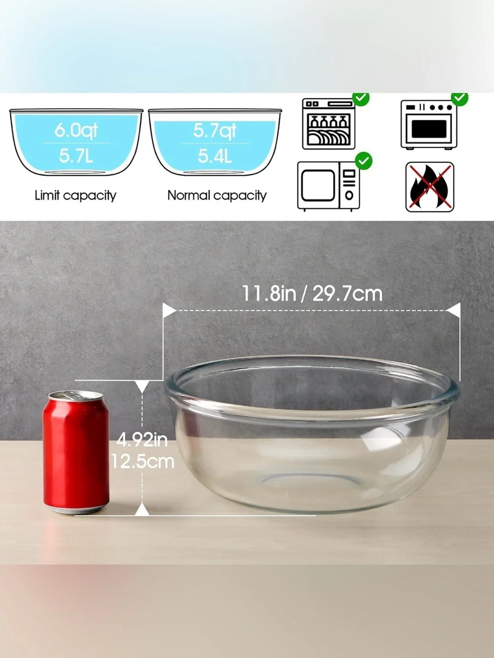 N/A transparent glass